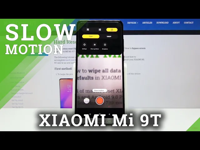 Video thumbnail for Xiaomi Mi 9T - How to Record Slowmotion