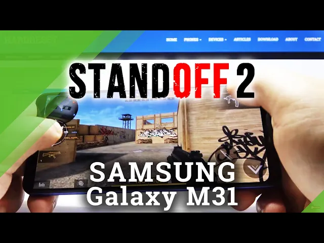 Video thumbnail for Standoff 2 on SAMSUNG Galaxy M31 – Game Test