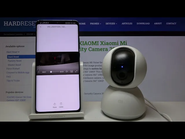 Video thumbnail for Xiaomi Mi Home Security Camera 360   How to Record Video