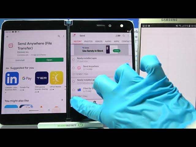 Video thumbnail for Transfer files from Microsoft Surface Duo to an Android Device {Send anywhere}