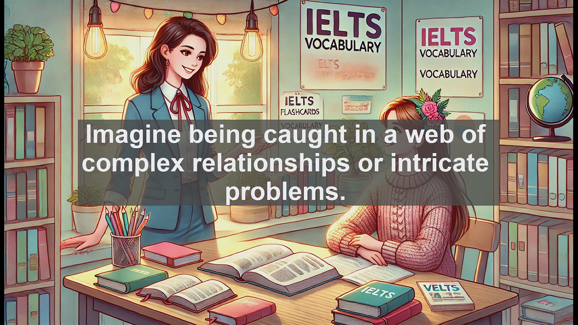 'Video thumbnail for 5000 Must Know IELTS 8.0 Vocabulary - Mastering 'Entangle': A Key Word for IELTS Success'