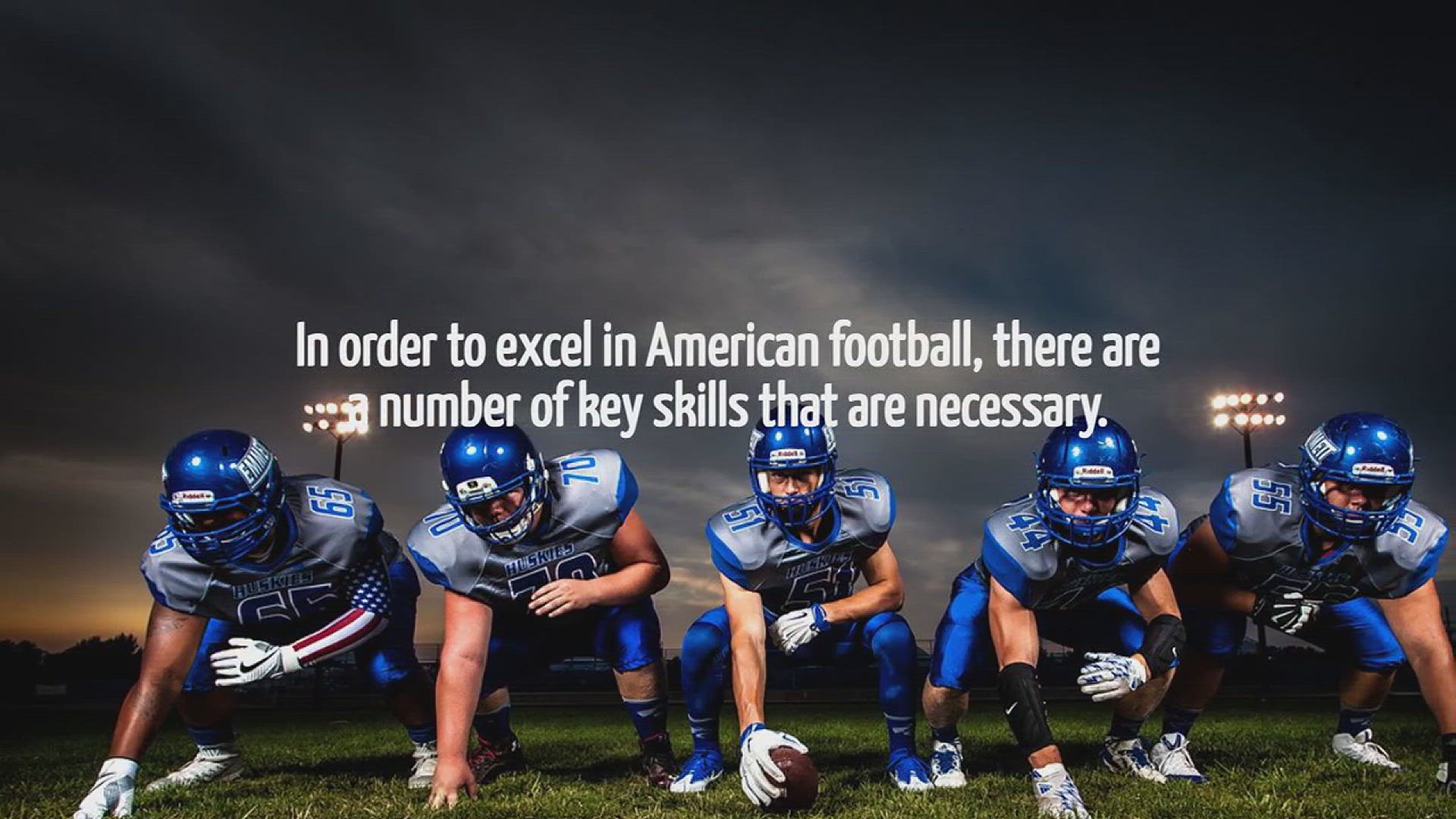 Video thumbnail for What Skills Do You Need For American Football