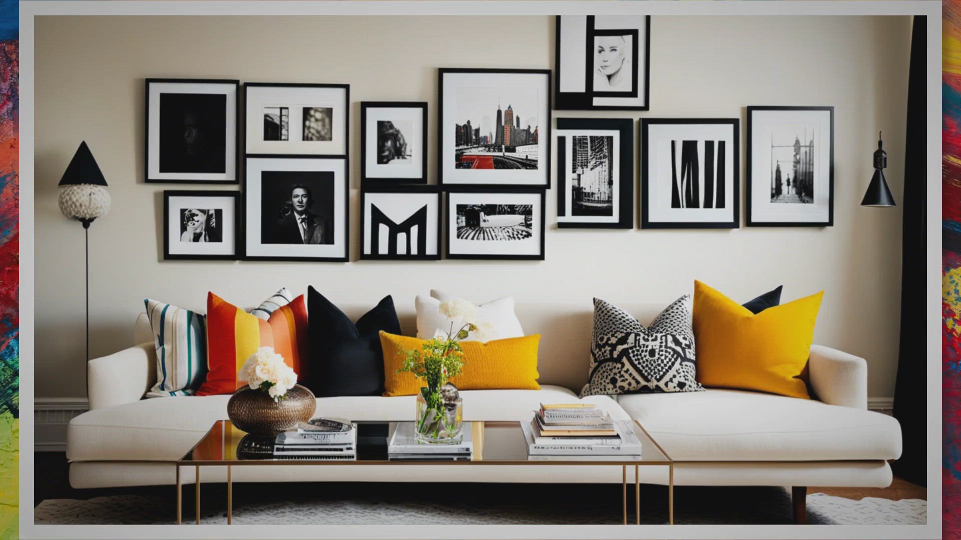 'Video thumbnail for 10 Creative Wall Decor Above Couch Ideas: Transform Your Living Room'