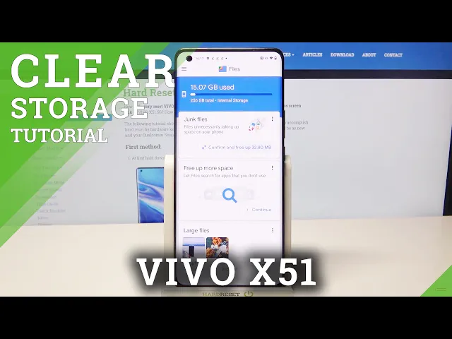 Video thumbnail for How to Clean Storage on VIVO X51 – Remove Unnecessary Data