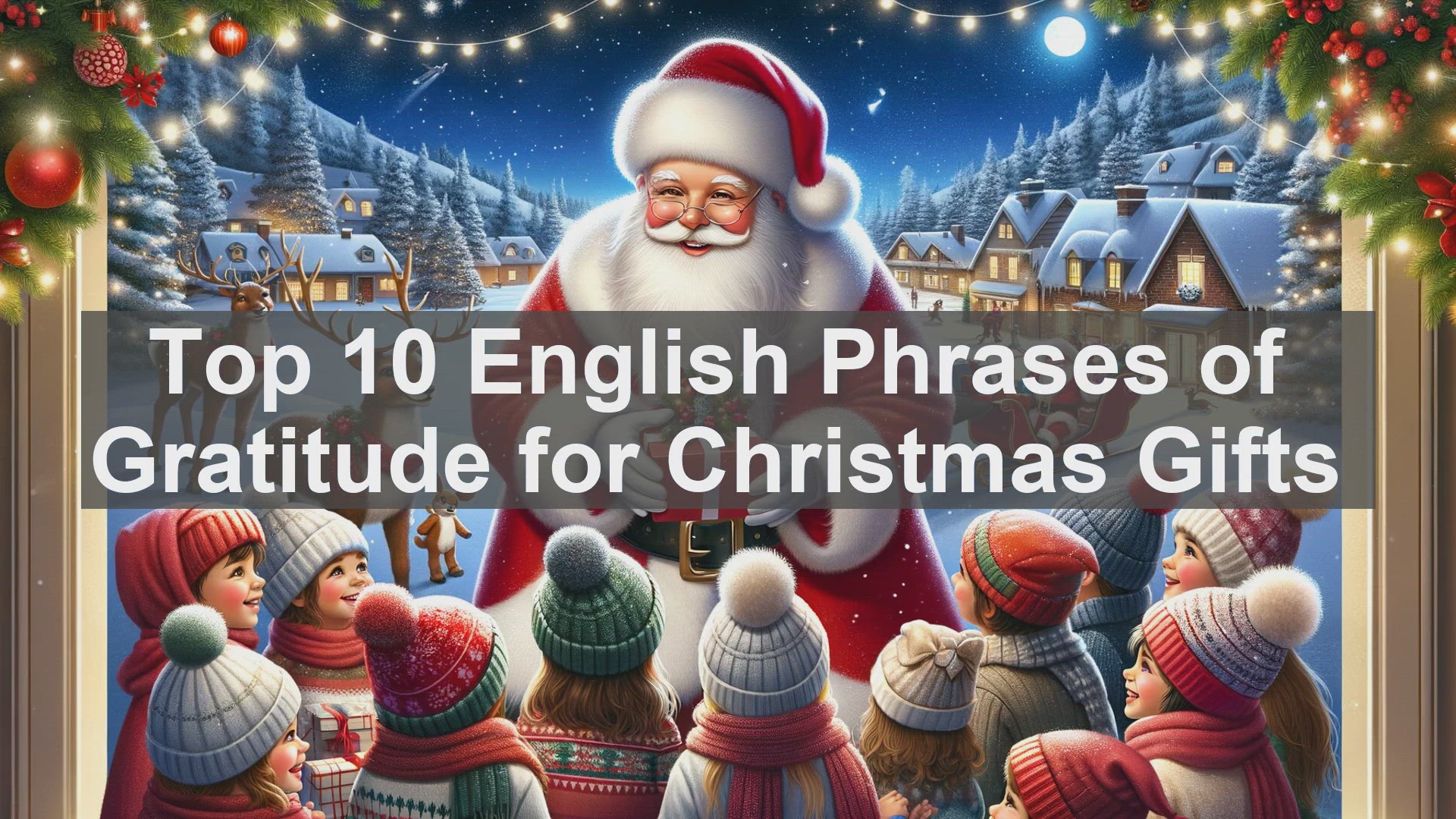 'Video thumbnail for Top 10 English Phrases of Gratitude for Christmas Gifts'