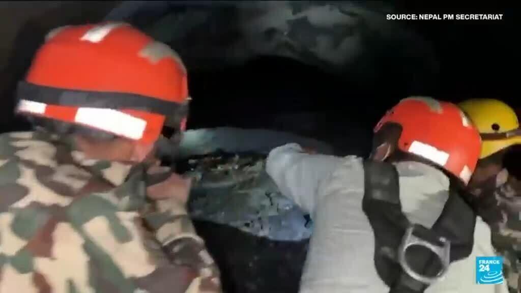 Video thumbnail for Hundreds feared stuck in hydropower tunnels as flood deaths surpass 950 in Nepal and China