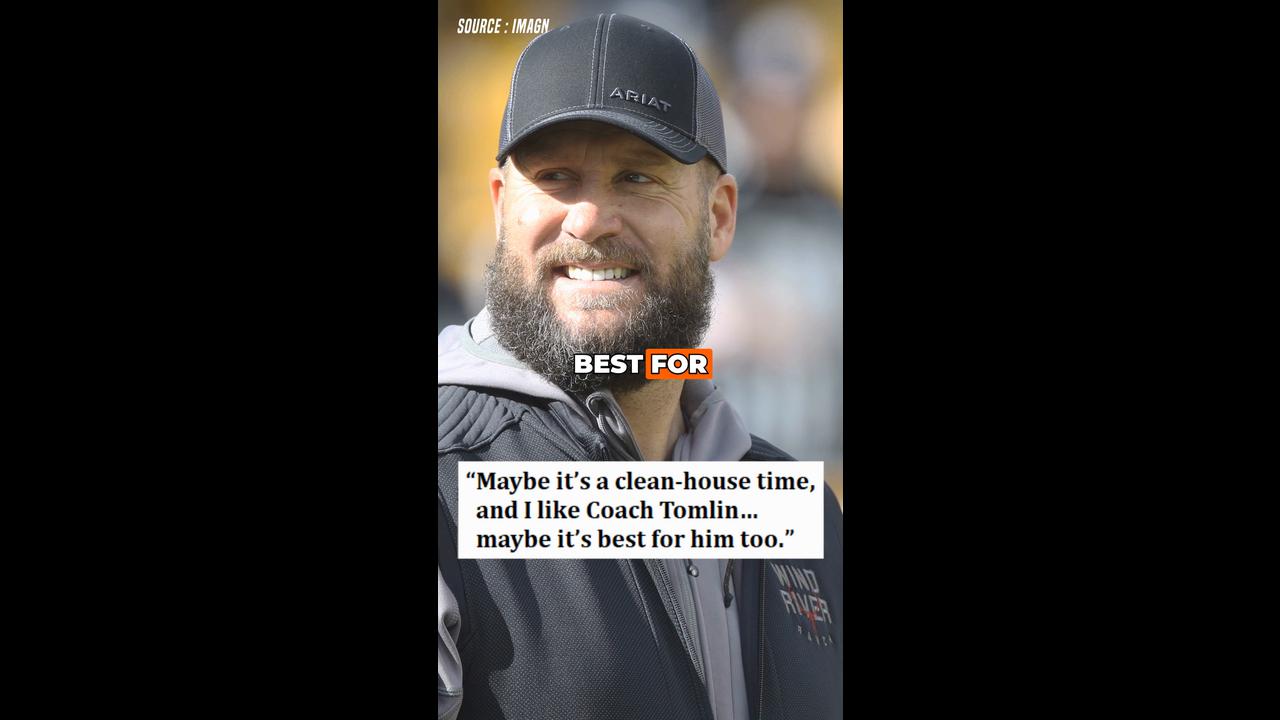 Video thumbnail for Big Ben Suggests It May Be Time for Steelers to Move on From Tomlin
