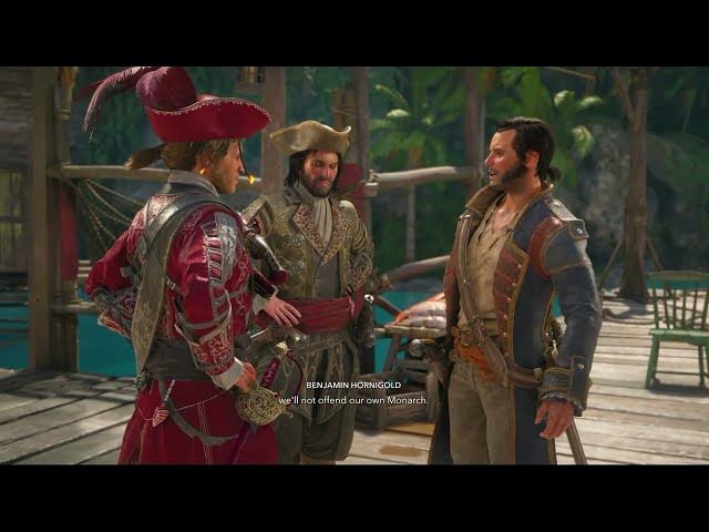 Video thumbnail for Assassin's Creed Black Flag Resynced - Raise The Black Flag: Benjamin Hornigold & Ed Thatch Cutscene