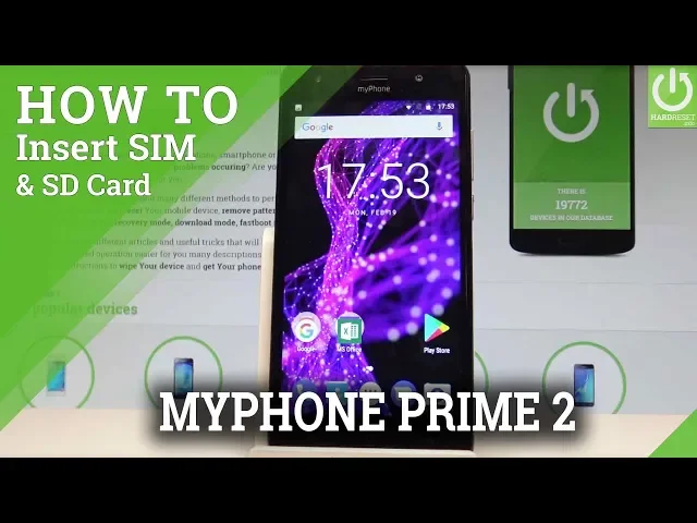 Video thumbnail for How to Insert SIM and SD card in myPhone Prime 2 |HardReset.info