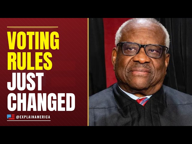 Video thumbnail for Supreme Court Emergency Ruling on VOTER ID — 10 Days Before Midterms