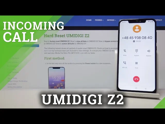 Video thumbnail for Incoming Call in UMIDIGI Z2 – Incoming Call Sound / Animation