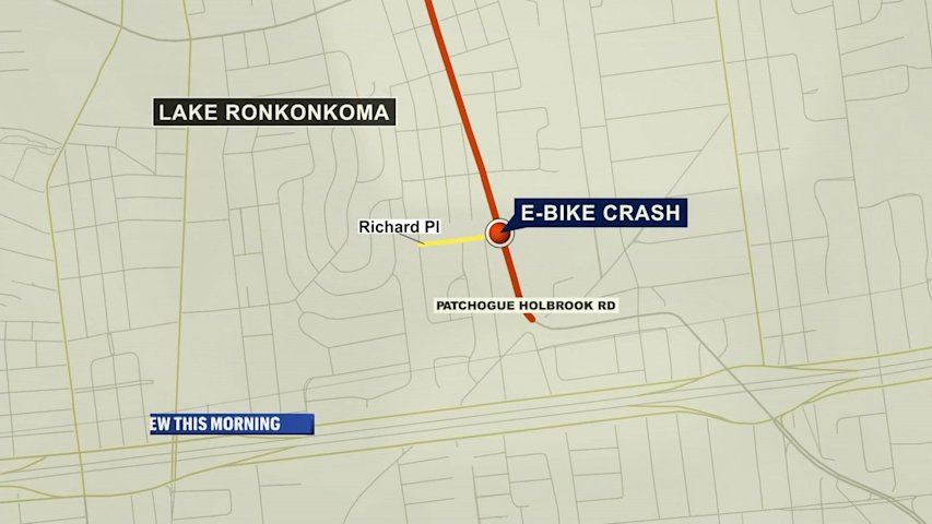 Video thumbnail for 10-year-old boy seriously hurt in Lake Ronkonkoma e-bike crash