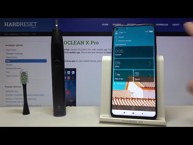 Video thumbnail for How to Check Device Information on Oclean X Pro Sonic Toothbrush.