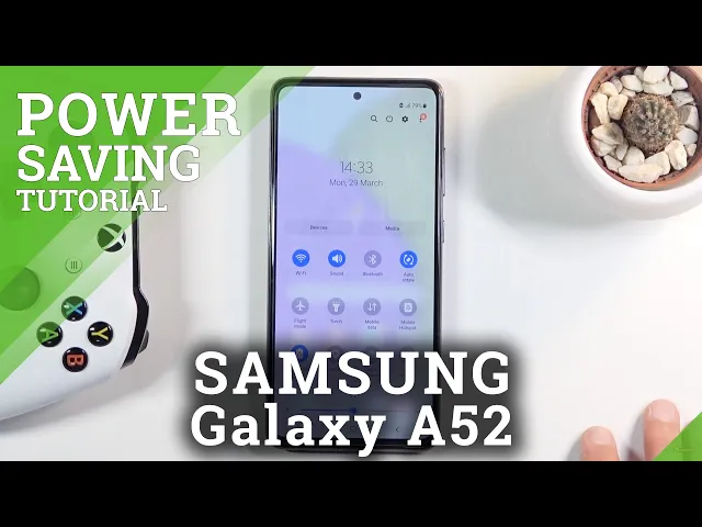 Video thumbnail for How to Activate Power Saving Mode in SAMSUNG Galaxy A52 – Reduce Power Consumption