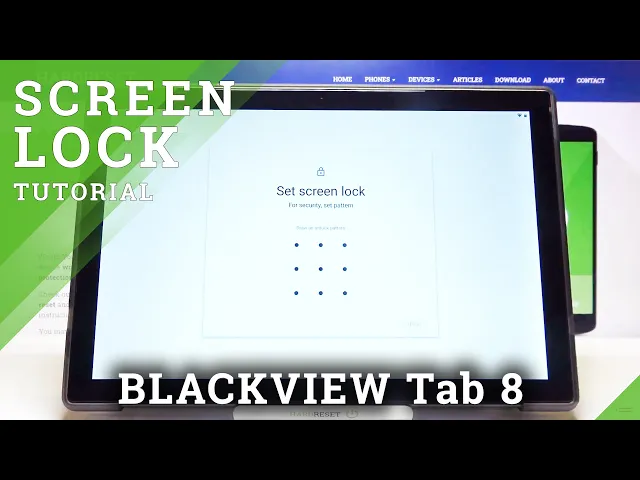Video thumbnail for BLACKVIEW Tab 8 – Find Lock Screen Settings & Change Lock Method