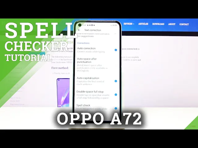 Video thumbnail for How to Activate Spell Checker in OPPO A72 - Mark Misspelled Word