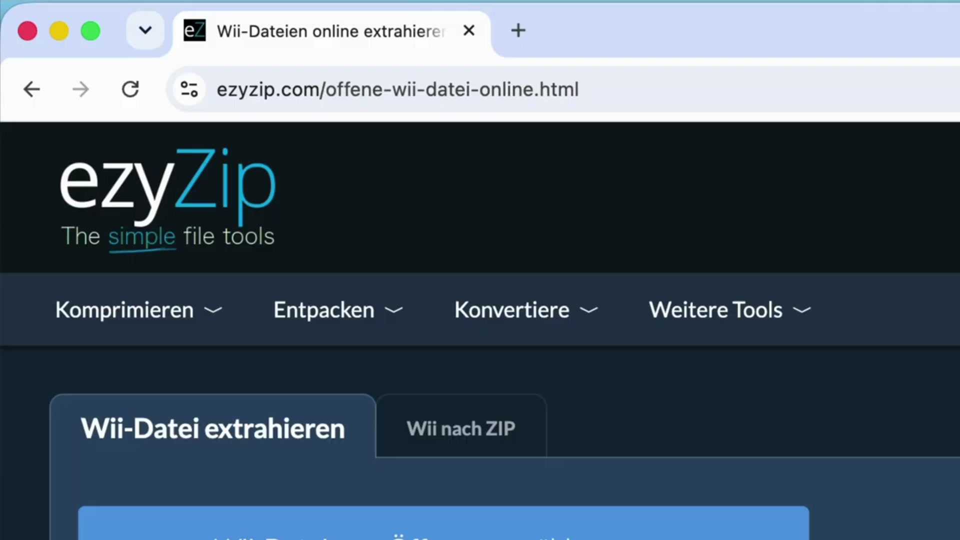 Video thumbnail for Wii-Dateien online kostenlos entpacken | Keine Softwareinstallation erforderlich
