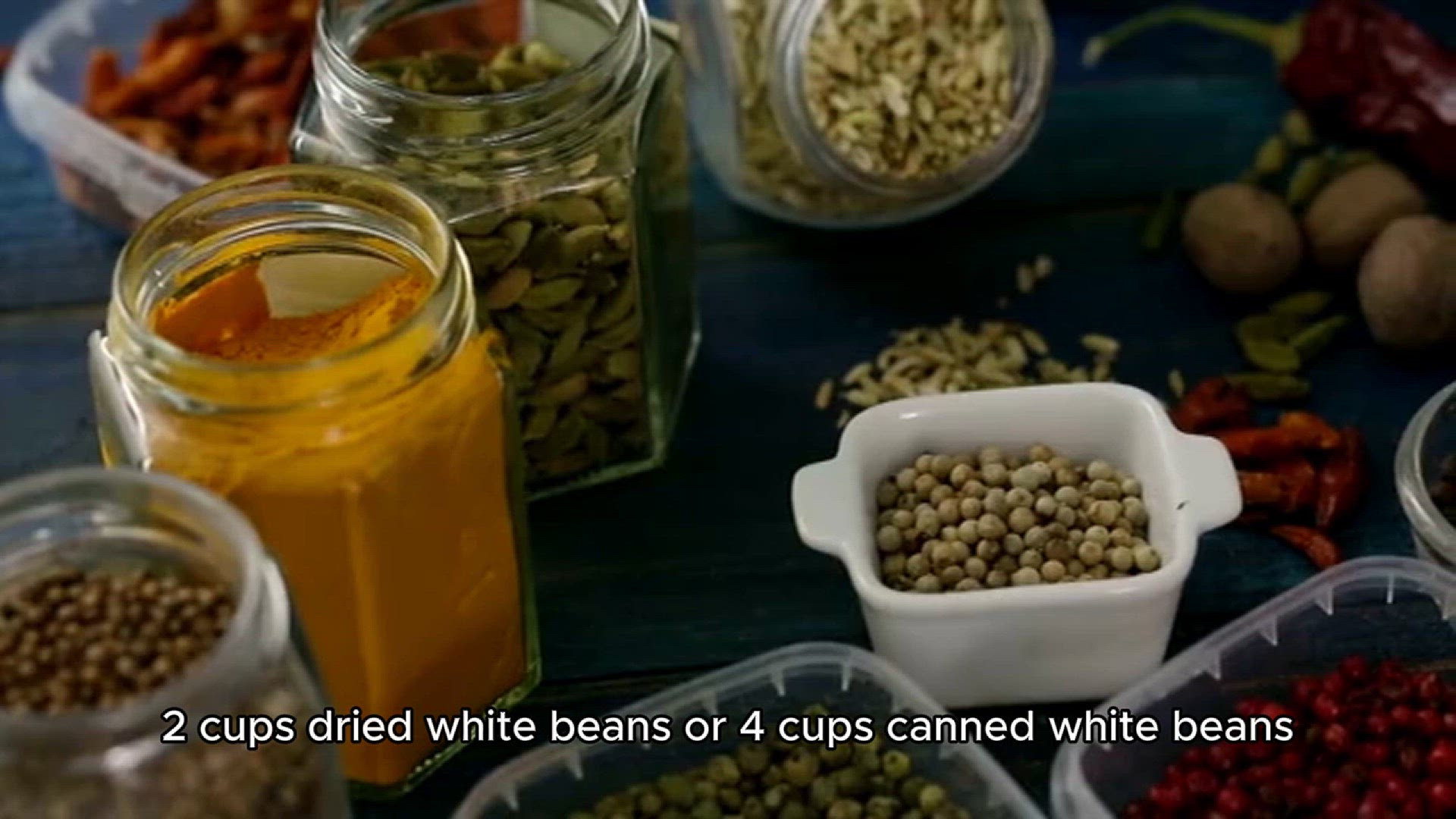 Video thumbnail for white bean soup recipe