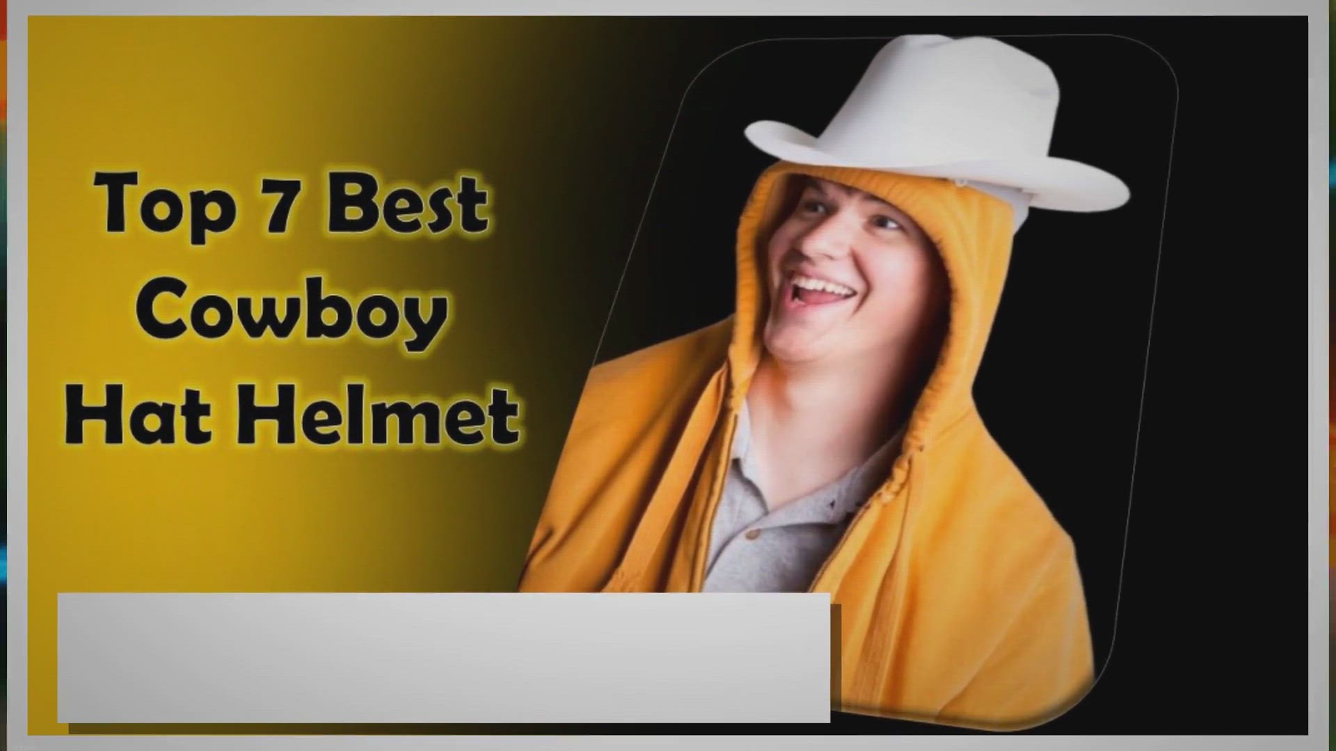 'Video thumbnail for Top 7 Best Cowboy Hat Helmet in 2024'