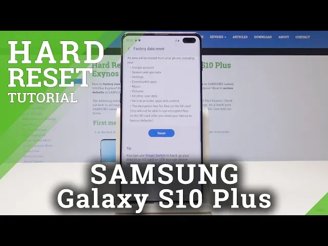 Video thumbnail for Hard Reset SAMSUNG Galaxy S10 Plus - Factory Reset / Restore Defaults