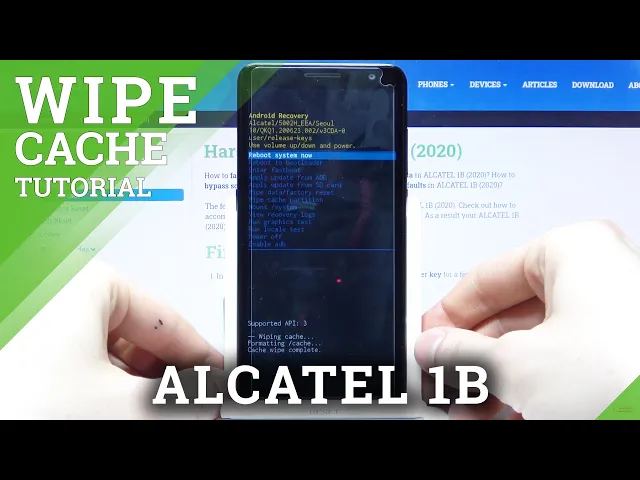 Video thumbnail for How to Wipe Cache in ALCATEL 1B - Remove Cache Partition