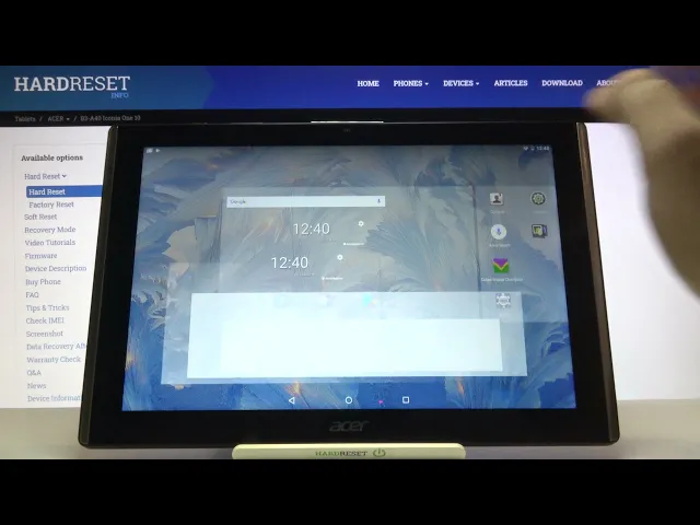 Video thumbnail for How to Disable Google Feed on ACER Iconia One 10 – Turn Off Google Feed