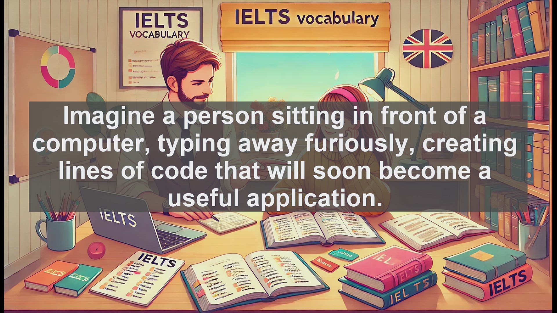 'Video thumbnail for 2500 Must Know IELTS 6.5 Vocabulary - What is a Programmer? IELTS Vocabulary Boost'