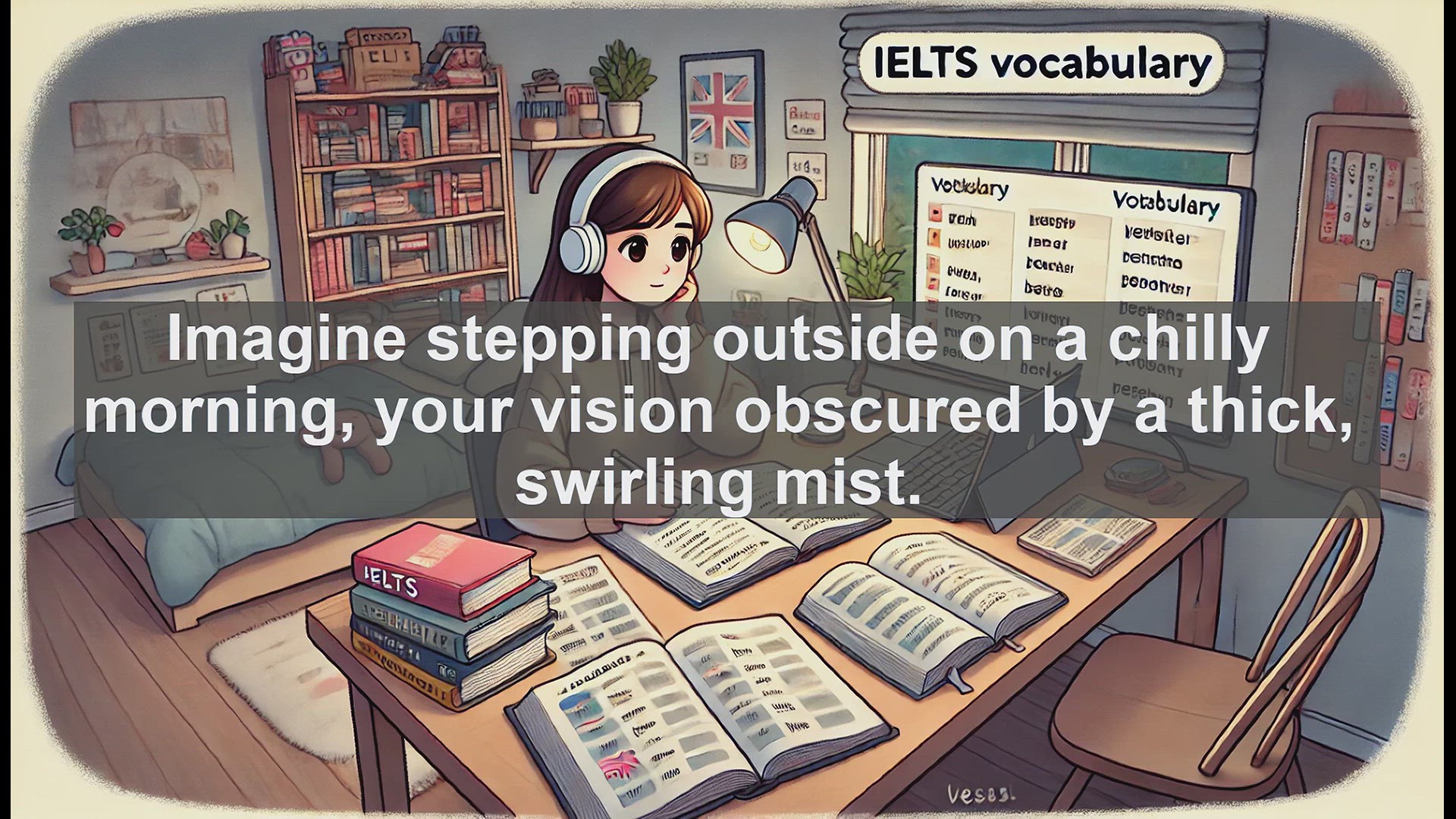 'Video thumbnail for 5000 Must Know IELTS 8.0 Vocabulary - Understanding 'Foggy': A Key Word for IELTS Success'