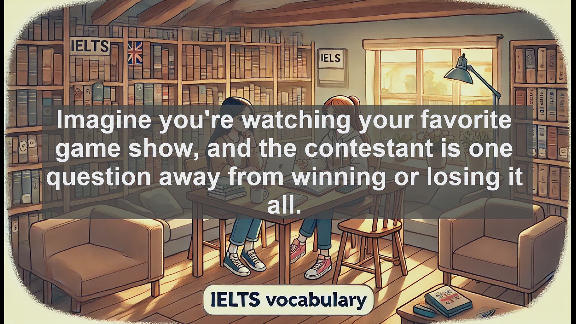 'Video thumbnail for 2500 Must Know IELTS 6.5 Vocabulary - IELTS Vocabulary: Understanding and Using 'Jeopardy''