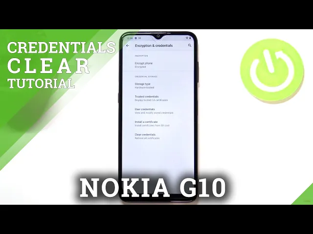 Video thumbnail for How to Clear Credentials on NOKIA G10 – Remove Licenses