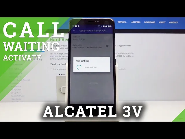 Video thumbnail for How to Enable Call Waiting in ALCATEL 3V – Second Incoming Call
