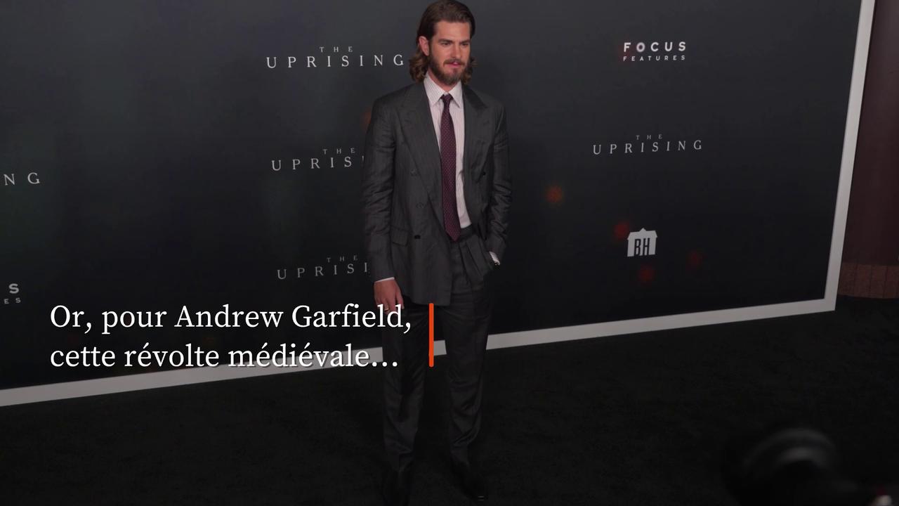 Video thumbnail for Andrew Garfield espère que «The Uprising» va faire «flipper» les riches.