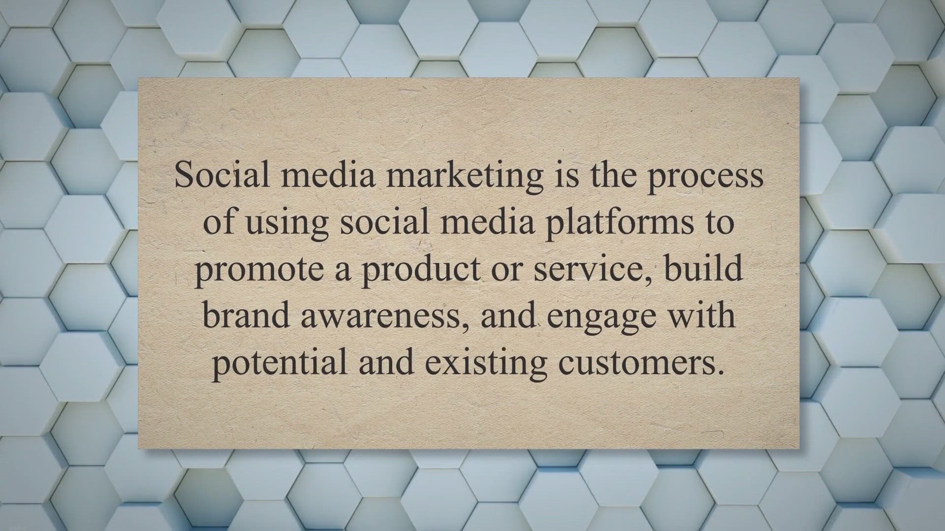 Video thumbnail for What is Social Media Marketing?