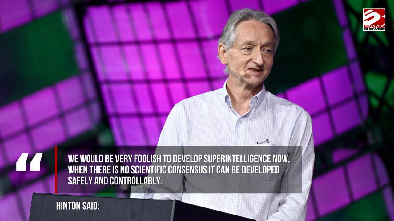Video thumbnail for The so-called "godfather of AI" Geoffrey Hinton has warned of the dangers of AI.