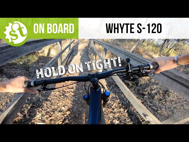 Video thumbnail for On Board | Riding The 2019 Whyte S-120 C RS Test Bike