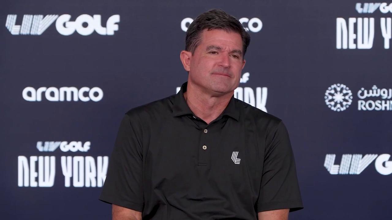 Video thumbnail for LIV Golf finds an investor, but will Rahm and Bryson stay