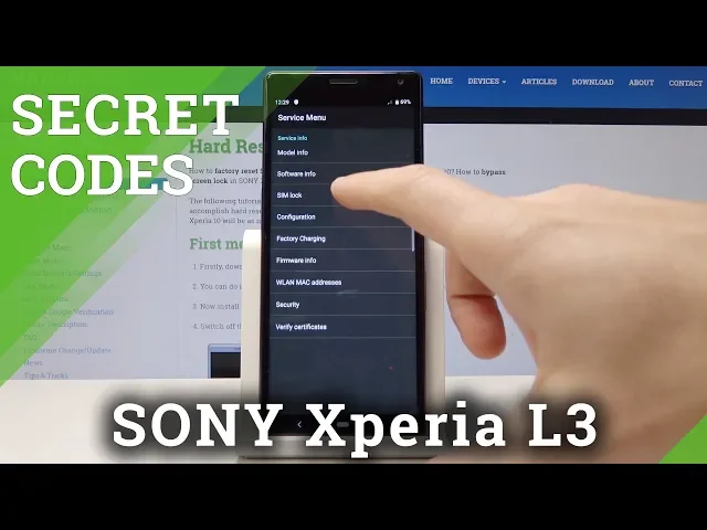 Video thumbnail for Codes SONY Xperia L3 - Hidden Mode / Secret Menu / Advanced Options