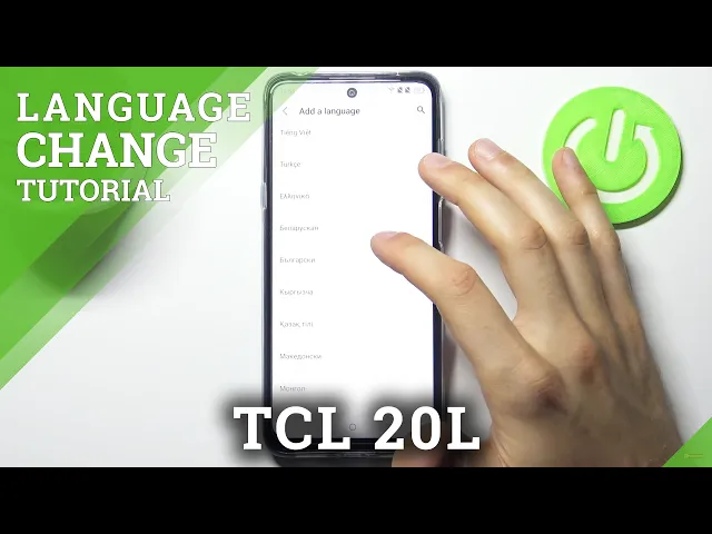 Video thumbnail for How to Change System Language on TCL 20L - Manage TCL Languages