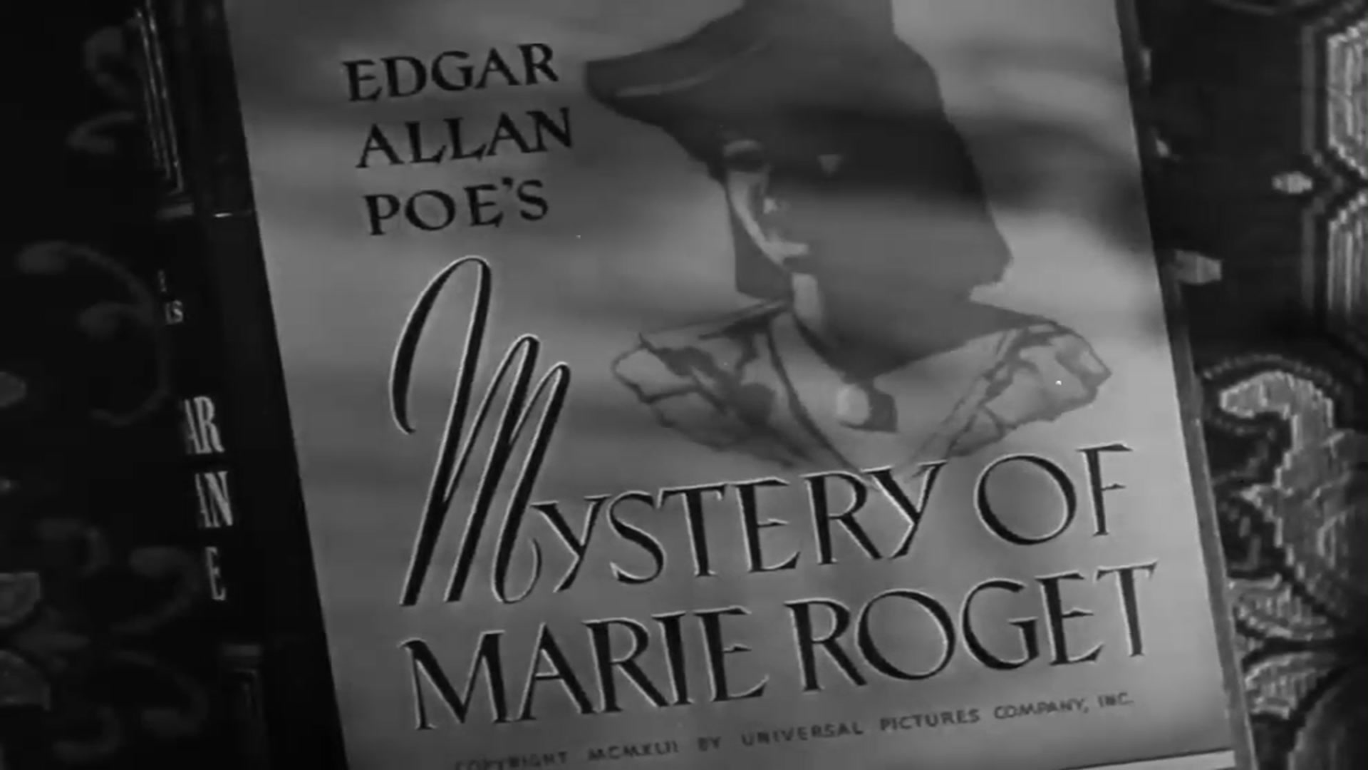 Video thumbnail for The Mystery of Marie Roget (1942)