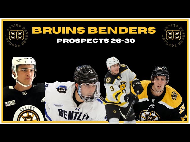 'Video thumbnail for Benders: Boston Bruins Prospects Rankings 26-30'