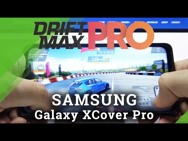 Video thumbnail for Drift Max Pro on SAMSUNG Galaxy XCover Pro - Gaming Quality Check-Up