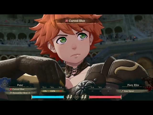 Video thumbnail for Fire Emblem: Fortune's Weave - 1 Cai's Path Ch 12: Finals: Battle vs Bertrand: Cutscene and Gameplay
