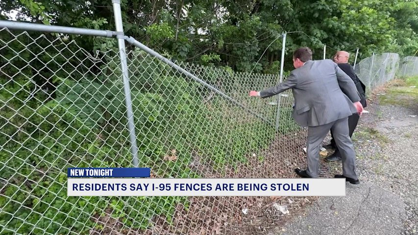 Video thumbnail for Bridgeport residents call on DOT to probe thefts of security fencing along I-95