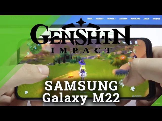 Video thumbnail for Samsung Galaxy M22 Genshin Impact Game & Settings Presentation