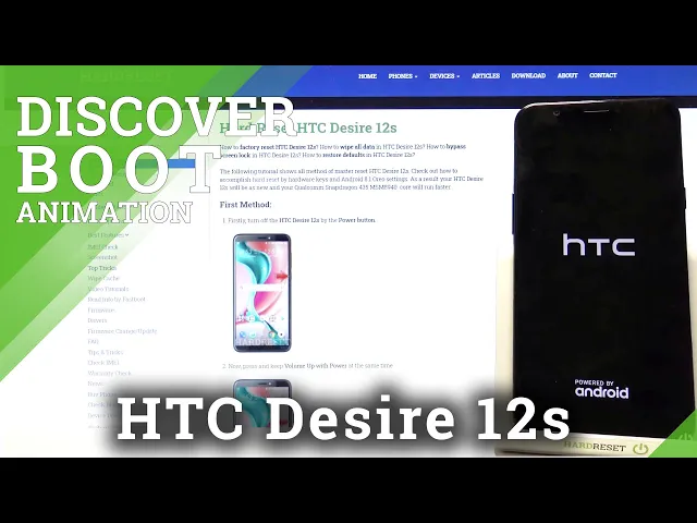 Video thumbnail for HTC Desire 12s - Boot Animation Process
