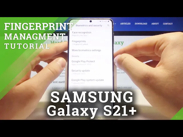 Video thumbnail for How to Use Fingerprint Sensor in Samsung Galaxy S21+ when Screen is Turned Off