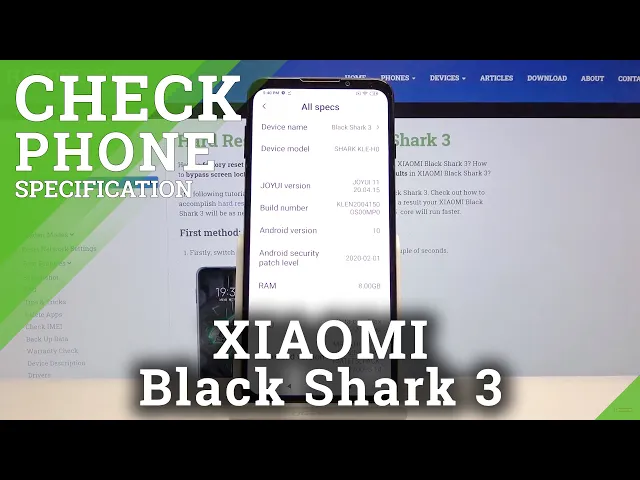 Video thumbnail for How to Check Phone Specification in Xiaomi Black Shark 3
