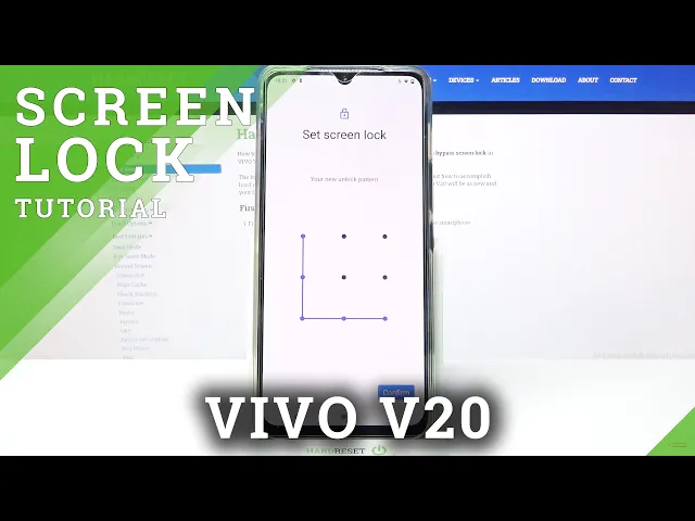 Video thumbnail for How to Add Screen Lock on VIVO V20 – Set Pattern / PIN / Password