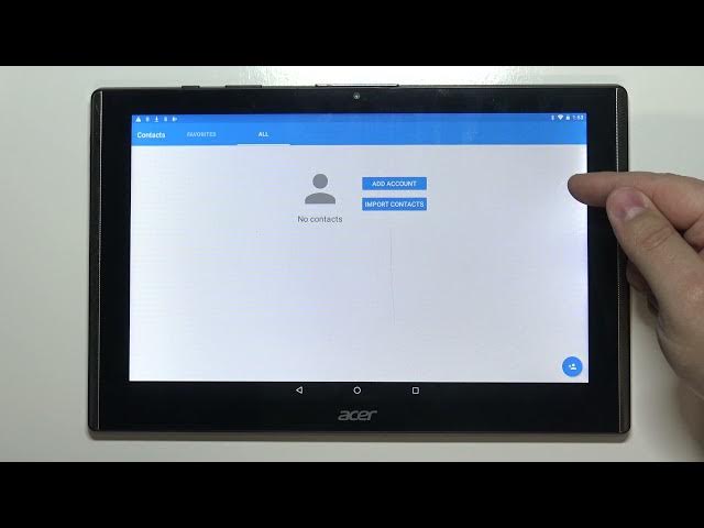 Video thumbnail for How to Transfer Contacts in ACER B3-A40 Iconia One 10 – Copy Contacts