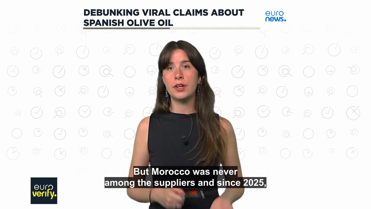 'Video thumbnail for Fact check: debunking viral claims about Spanish olive oil'